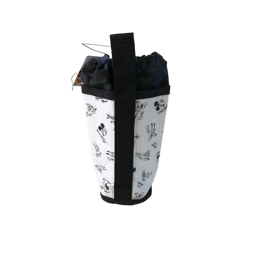 Daiso Disney Mickey & Friends Aluminum Plastic Bottle Holder With Belt Loop  NWT
